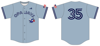 OPA Jays Custom Hexaflex Baseball Jersey #J7