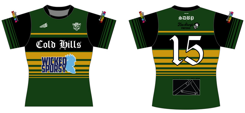 Cold Hills Rugby Custom V-Neck QuadFlex Jersey #J4c