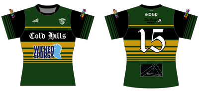 Cold Hills Rugby Custom V-Neck QuadFlex Jersey #J4c