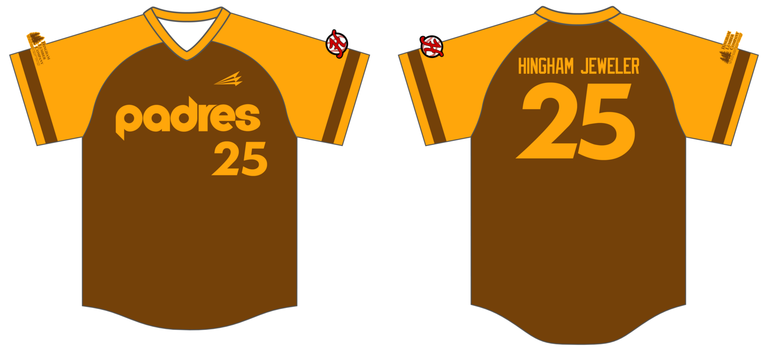 Hingham LL Custom NanoDri Baseball Jersey #J14C