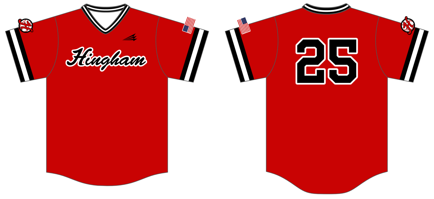 Hingham LL (Intermediate) Custom NanoDri Baseball Jersey #J24