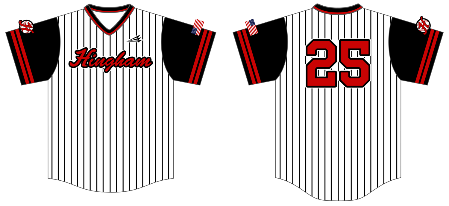 Hingham LL (Intermediate) Custom NanoDri Baseball Jersey #J25