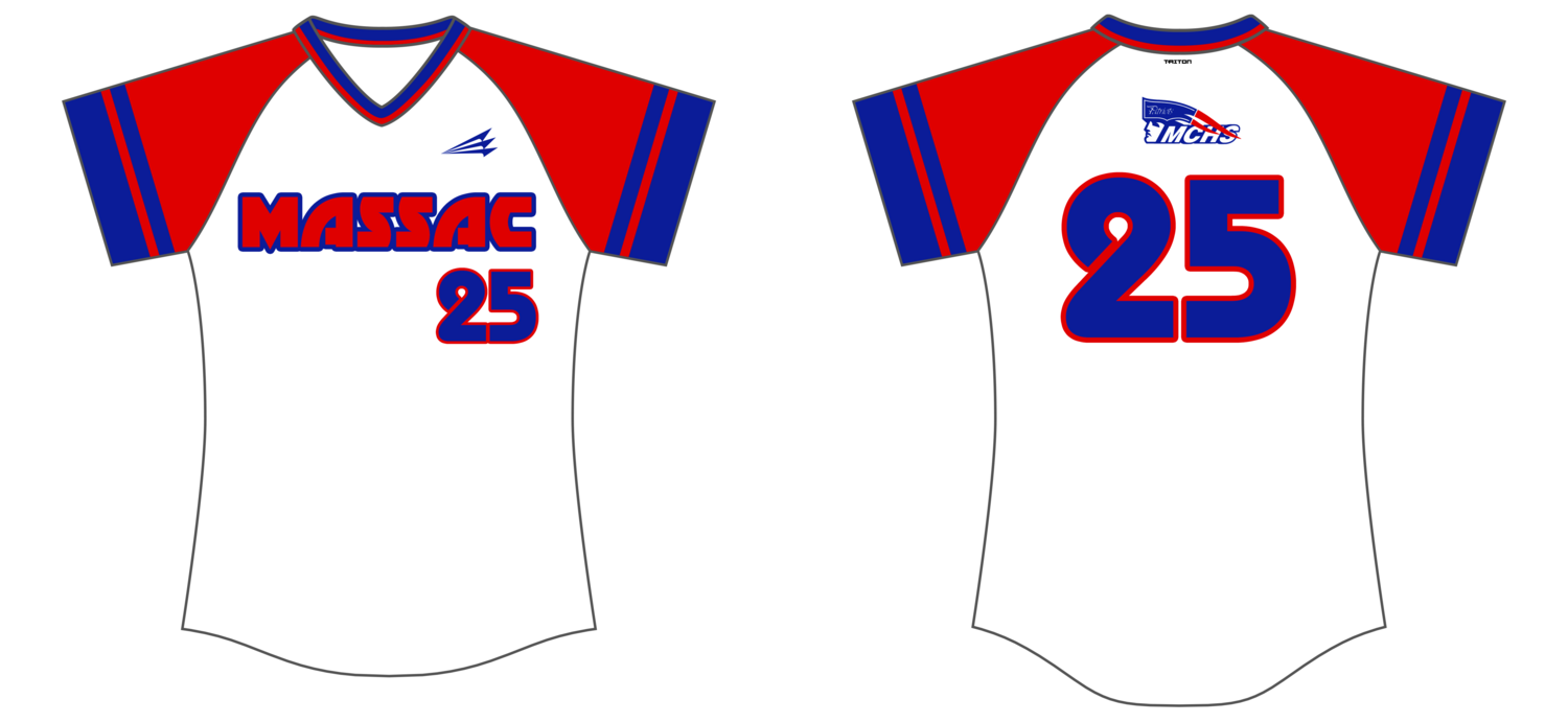 Massac County Softball Custom HexaFlex Softball Jersey #J7