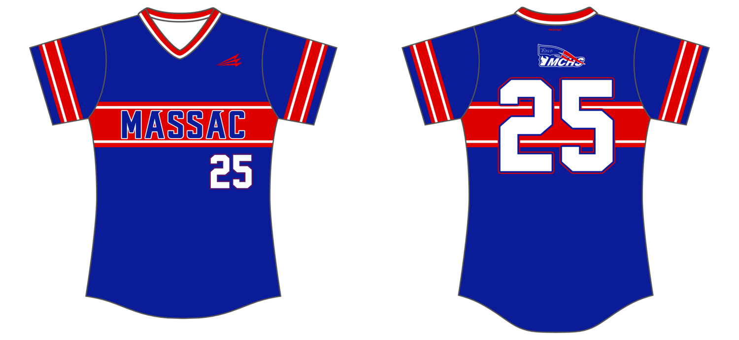 Massac County Softball Custom HexaFlex Softball Jersey #J8C