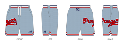 TNG Prospects Custom Retro Mesh Shorts #MS1