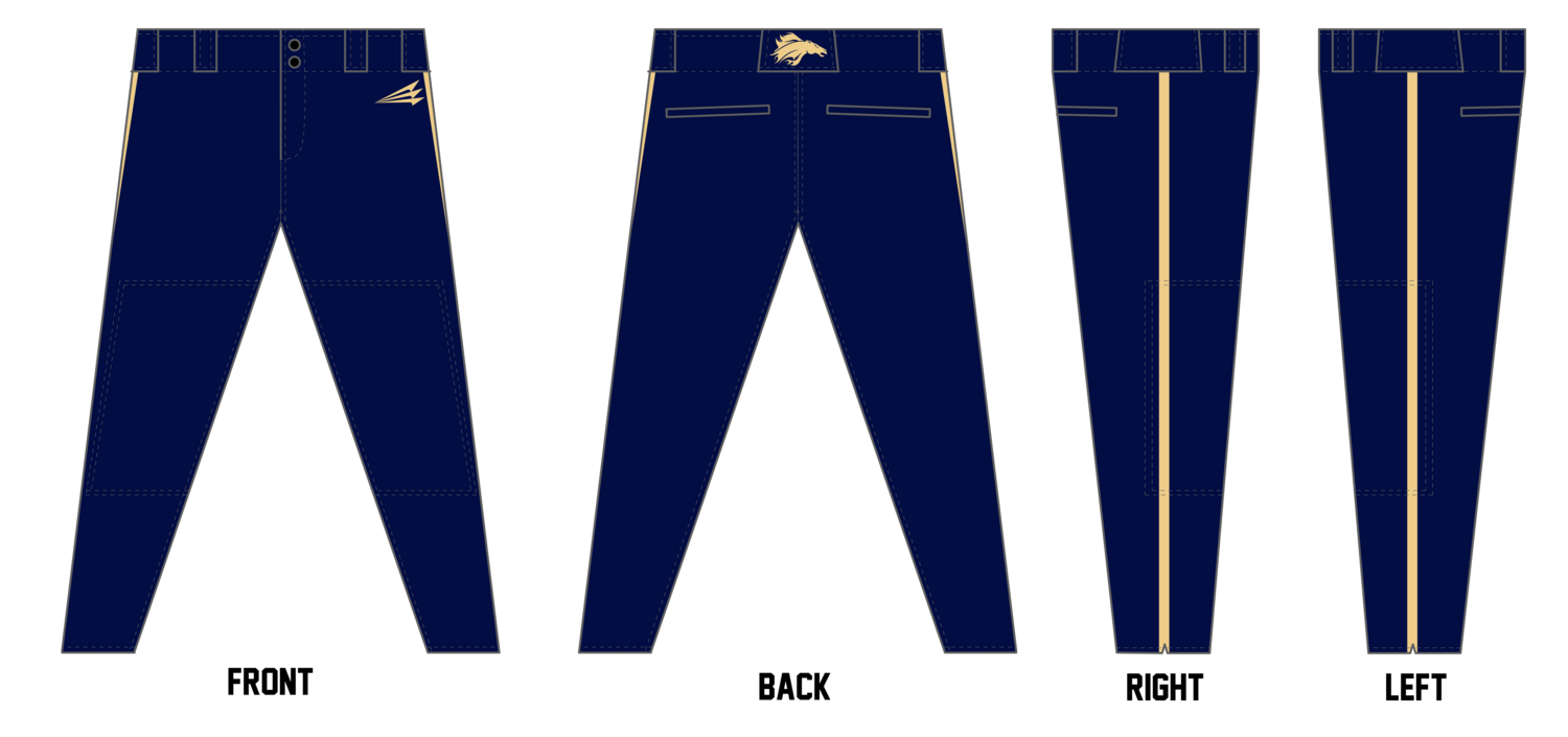 Bolingbrook Rampage Custom AthleticBaseball Pant #BP1B