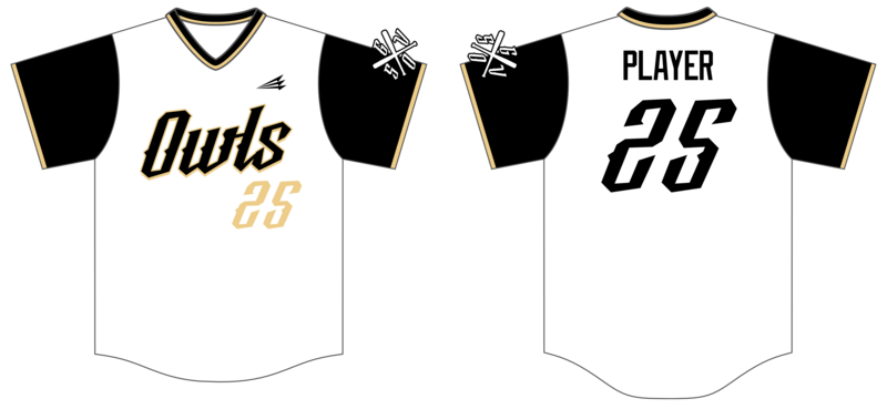 SGV Owls Custom NanoDri Baseball Jersey #J2C