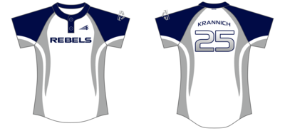 Rebel Fastpitch Custom NanoDri Softball Jersey #J6b