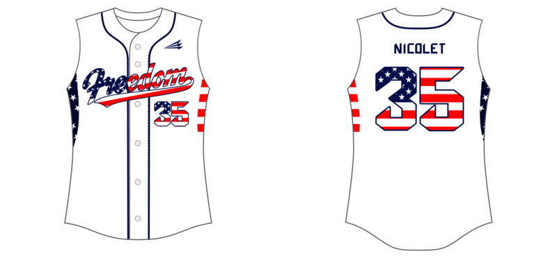 Freedom Fastpitch Custom HexaFlex Softball Jersey #J5d