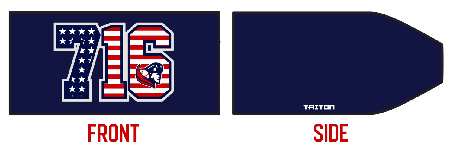 716 Patriots Custom Headband #HB1
