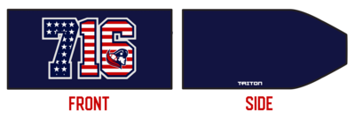 716 Patriots Custom Headband #HB1