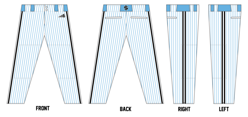 Jr Sycamores Custom Long Relaxed Baseball Pant #BP2