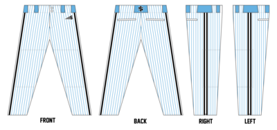 Jr Sycamores Custom Long Relaxed Baseball Pant #BP2