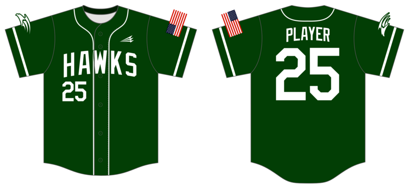 South Walton Hawks Custom HexaFlex Baseball Jersey #J1B