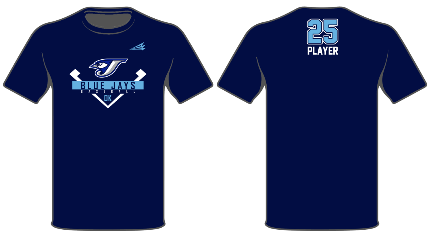 Oklahoma Blue Jays Custom HyperTee #HT1B