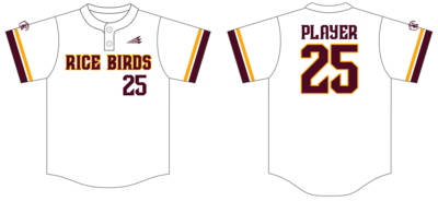 Rice Birds Custom NanoDri Baseball Jersey #J16C