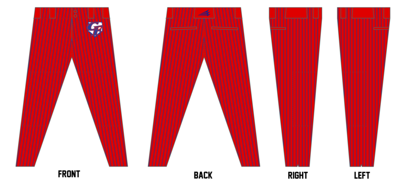 Arkansas Chosen Few Custom Athletic Fit Baseball Pant #BP133