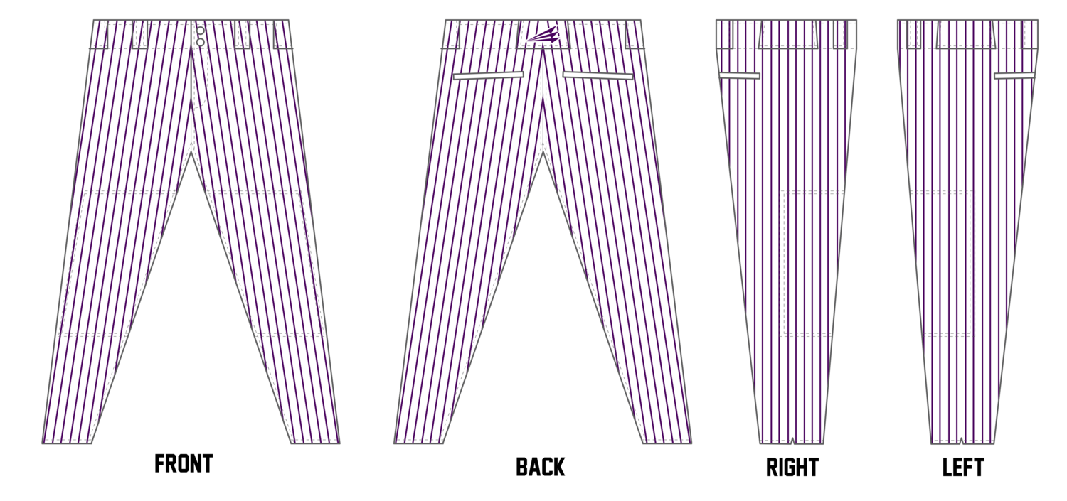 Cascade Rockies Custom Athletic Baseball Pant #BP1A