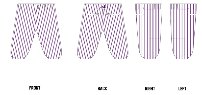 Cascade Rockies Custom Knicker Baseball Pant #BP1K
