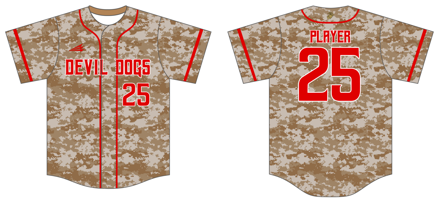 NTX Devil Dogs Custom NanoDri Baseball Jersey #J1C