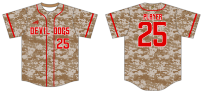 NTX Devil Dogs Custom NanoDri Baseball Jersey #J1C