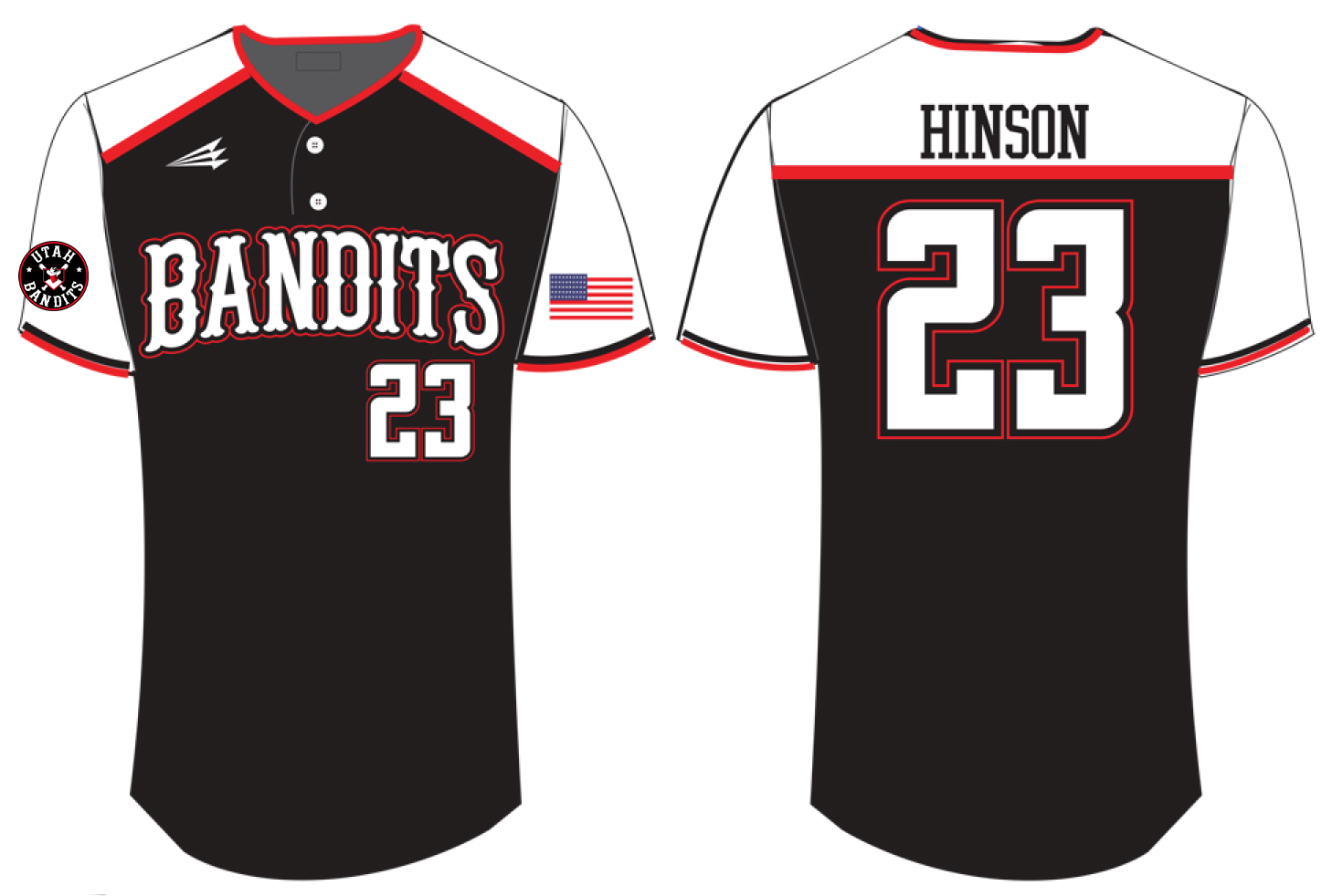 Utah Bandits Custom HexaFlex Baseball Jersey #J6B