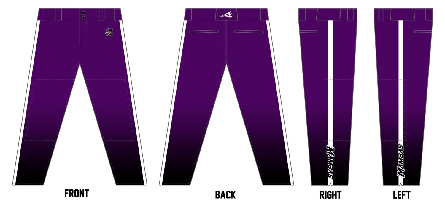 Midwest Mambas Custom Athletic Cut Baseball Pants #BP4C