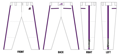 Midwest Mambas Custom Athletic Cut Baseball Pants #BP2B