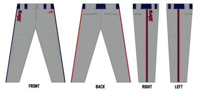 WT Rage Custom Athletic Baseball Pant #BP6L