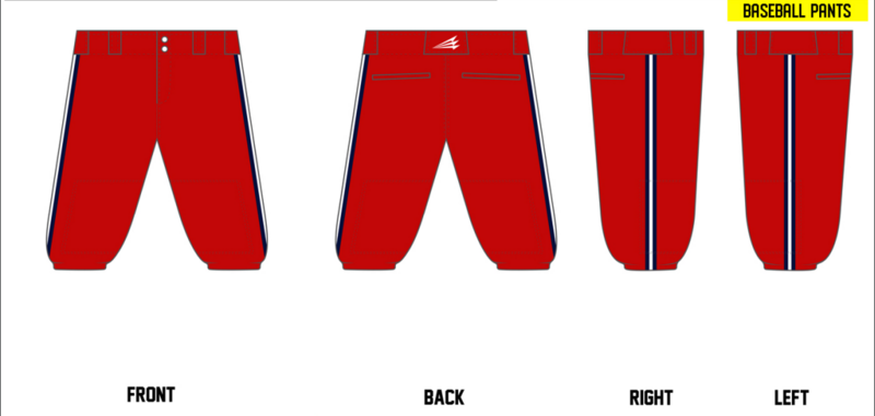 1776ers Custom Knicker Baseball Pant #BP1K