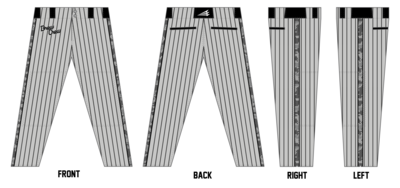Brewer Baseball Custom Pro-Fit Baseball Pants #BP25A