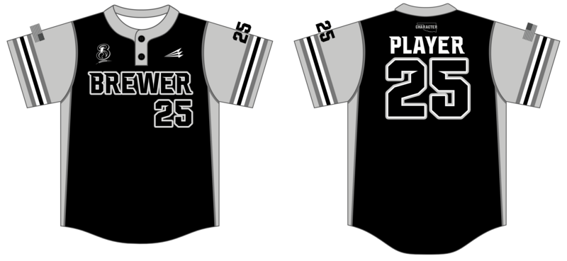 Brewer Baseball Custom HexaFlex Baseball Jersey #J18B