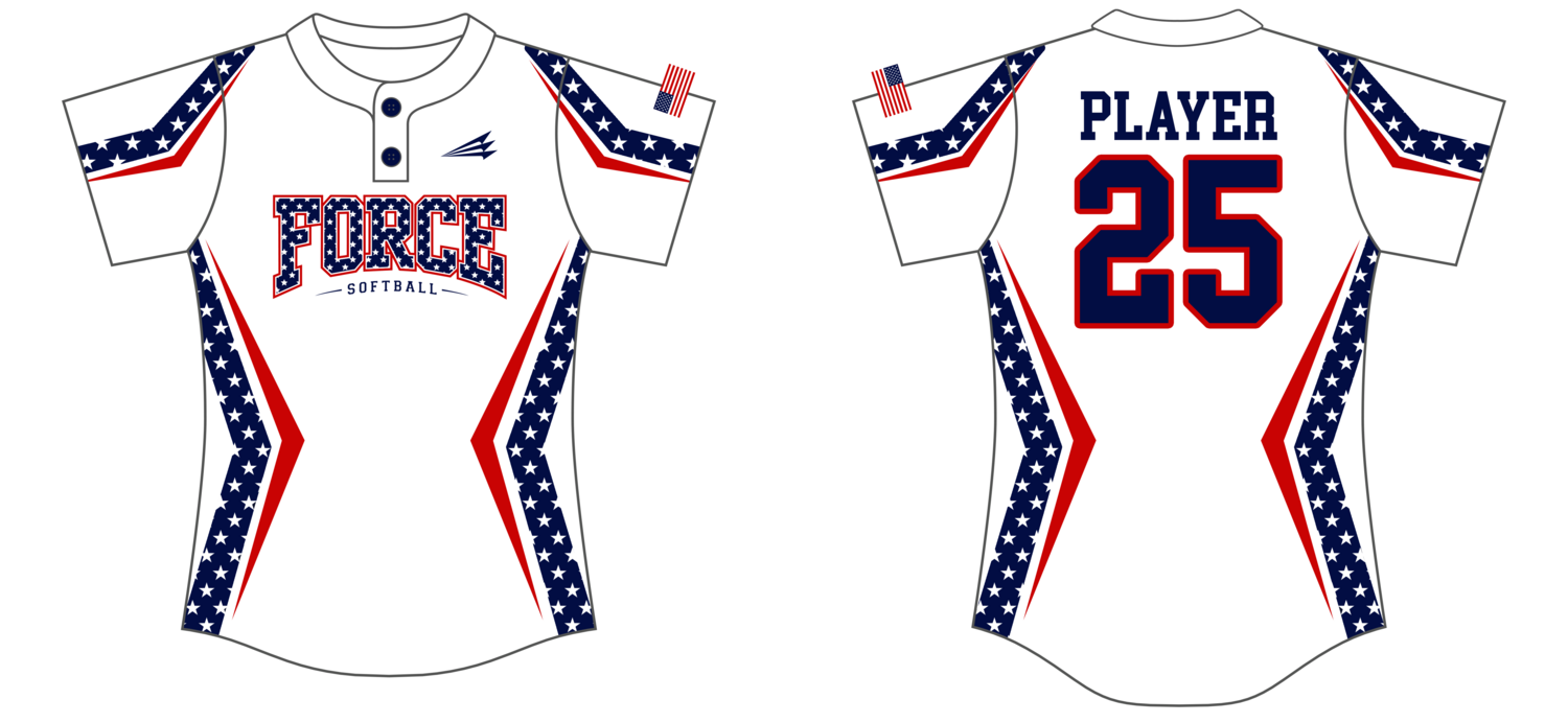 Louisiana Force Custom HexaFlex Softball Jersey #J7
