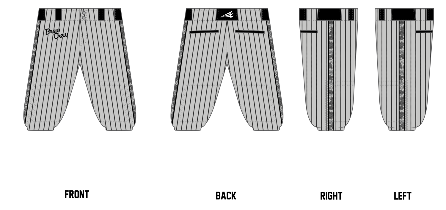 Brewer Baseball Custom Knicker Baseball Pants #BP25B