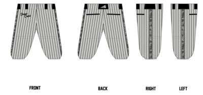 Brewer Baseball Custom Knicker Baseball Pants #BP25B
