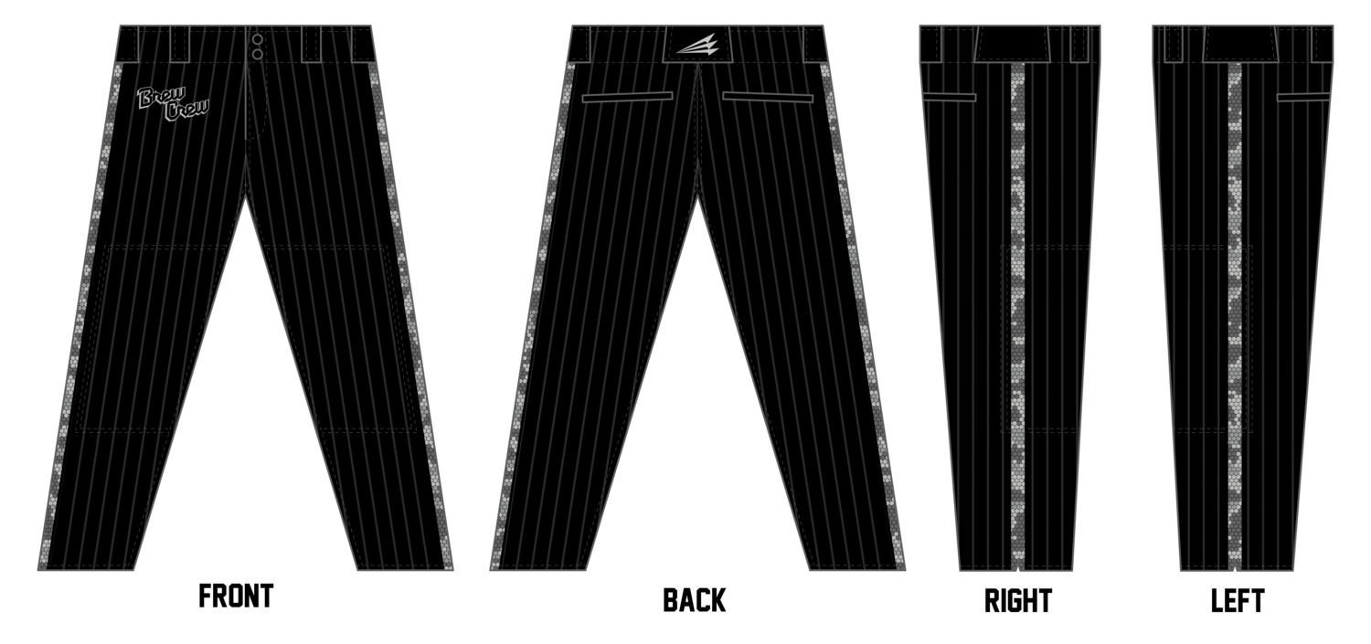 Brewer Baseball Custom Pro-Fit Baseball Pants #BP26A