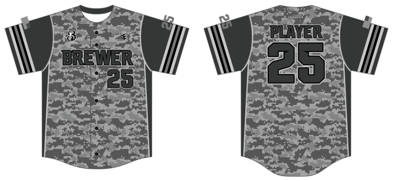 Brewer Baseball Custom HexaFlex Baseball Jersey #J24B