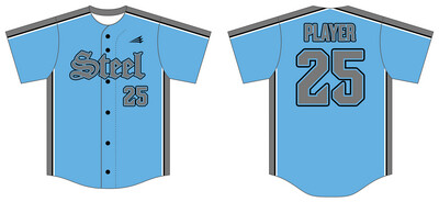 Steel Custom NanoDri Baseball Jersey #J8D