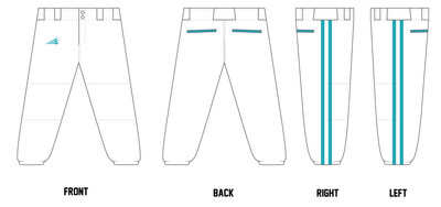Salina Braves Custom Fastpitch Pant #FP8B