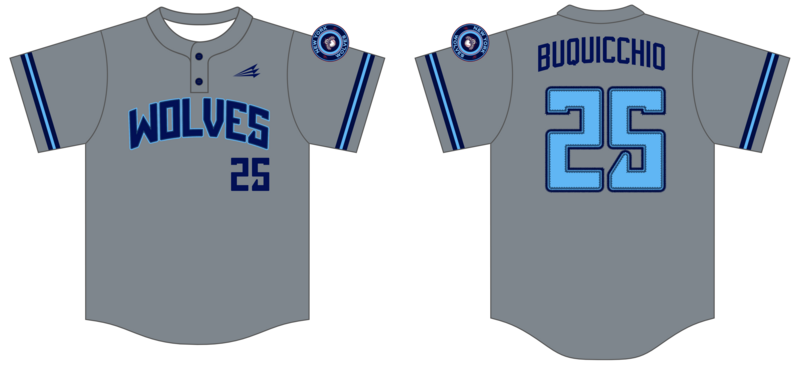 NY Wolves Custom NanoDri Baseball Jersey #J12C