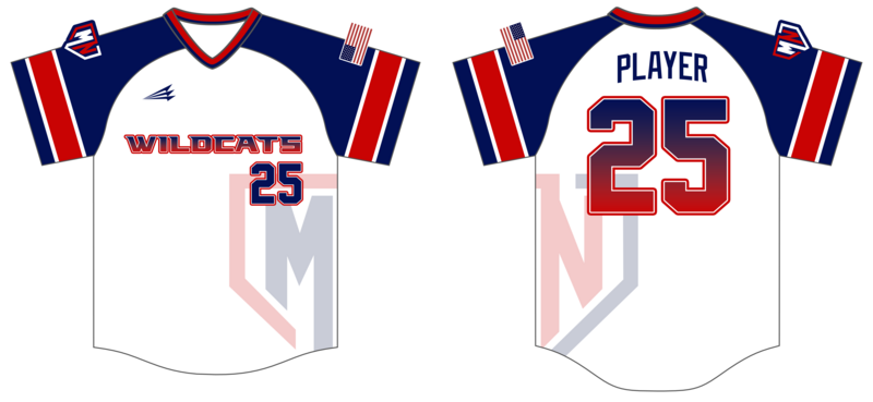 Neshaminy Wildcats Custom HexaFlex Baseball Jersey #J17B