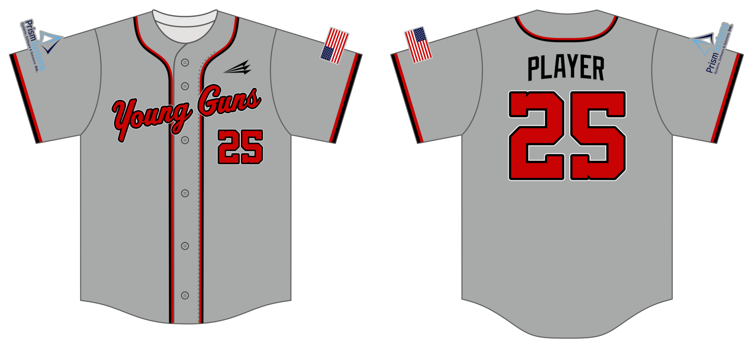 Young Guns (Corley) Custom HexaFlex Baseball Jersey #J1B