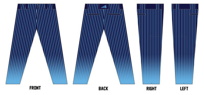 SCAA Thunder 8U Custom Athletic Fit Baseball Pant #BP4
