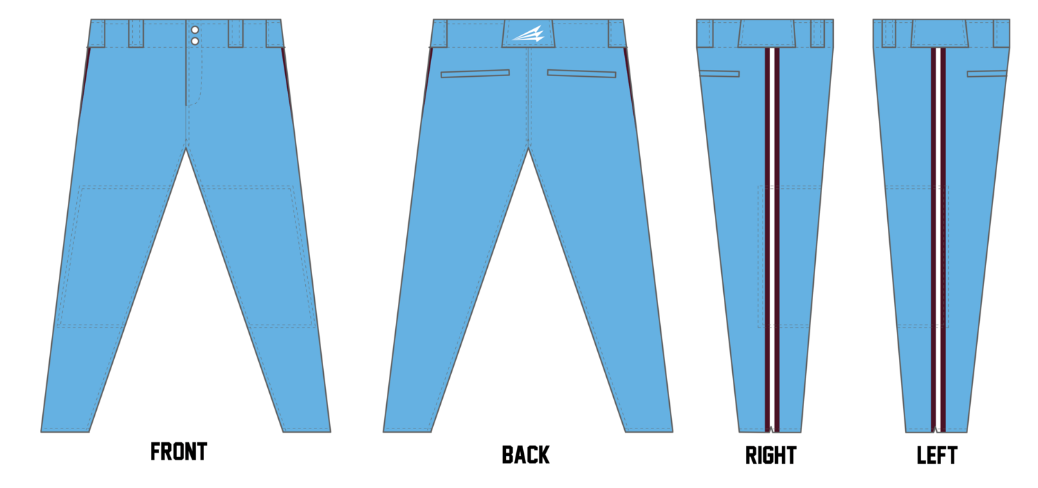 Central Wisconsin Impact Custom Long Relaxed Baseball Pant #BP1