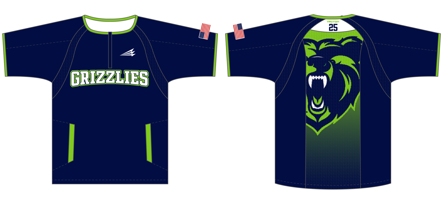 Grizzlies Custom Cage Jacket #CC3