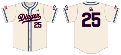 Dinger Nation Custom NanoDri Baseball Jersey #J12B