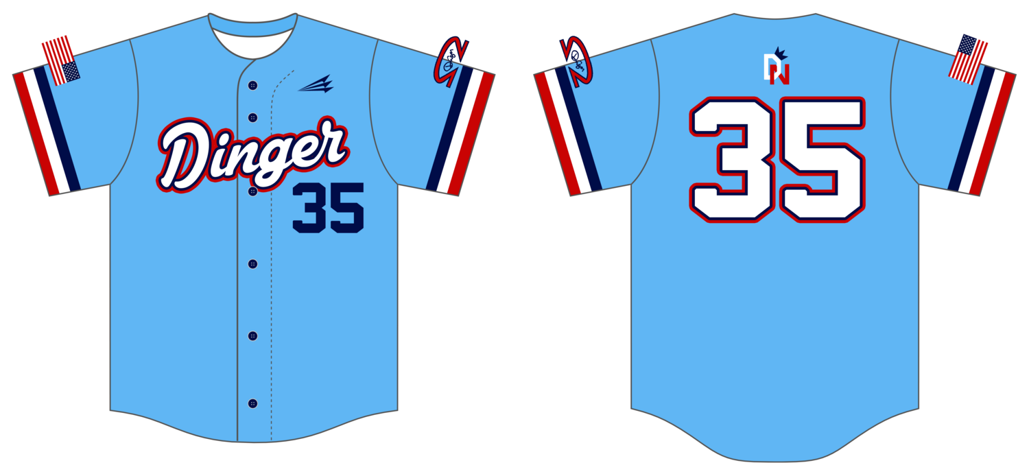 Dinger Nation Custom HexaFlex Baseball Jersey #J10