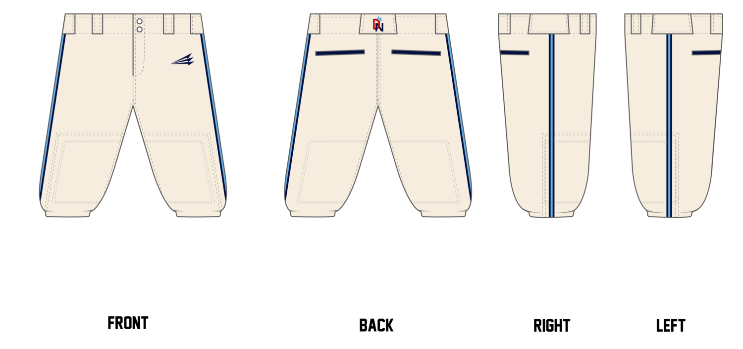 Dinger Nation Custom Knicker Baseball Pants #BP12B