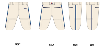 Dinger Nation Custom Knicker Baseball Pants #BP12B