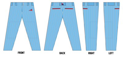 Dinger Nation Custom Athletic Cut Baseball Pants #BP13C